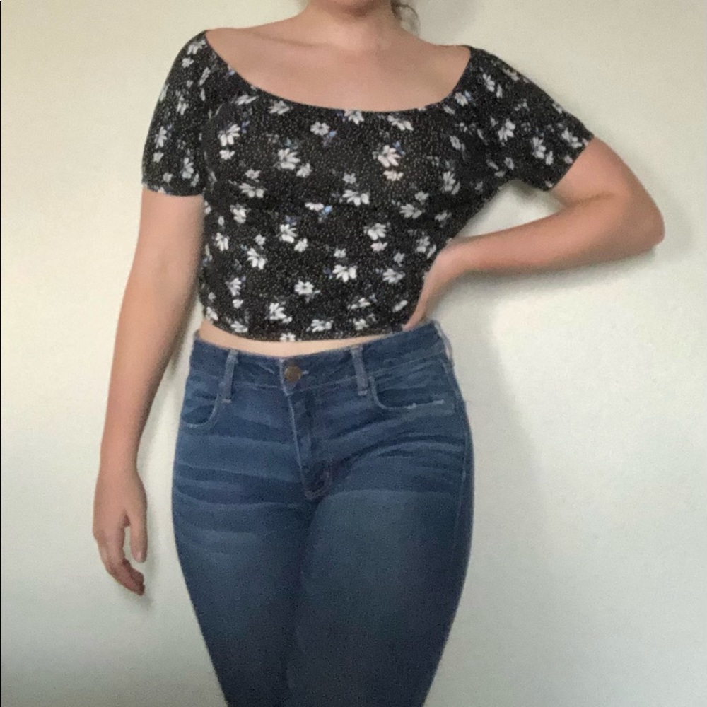 Floral Crop Top